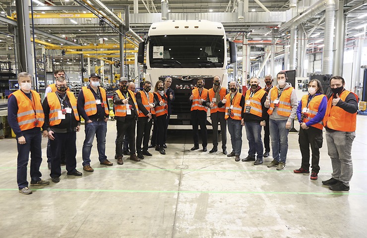 Первая поставка нового поколения грузовиков MAN в Россию